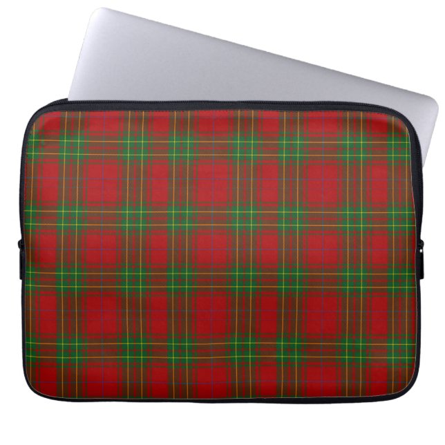Capa Para Notebook Cobrir de Xadrez Clan Burnett Tartan (Frente)