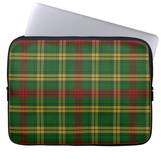 Capa Para Notebook Cobrir do laptop da xadrez de Tartan de MacMillan (Frente)