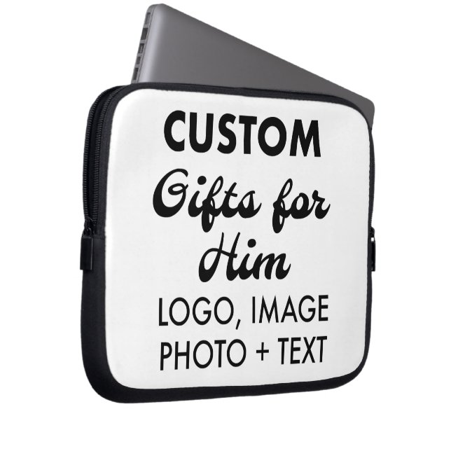 Capa Para Notebook Cobrir do Neoprene Personalizado de 10" com Bolsa  (Frente Esquerda)