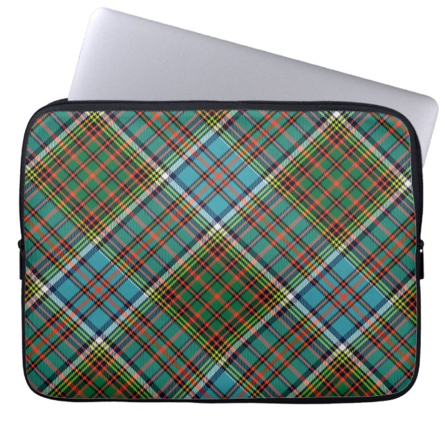 Capa Para Notebook Cobrir Xadrez Clan Anderson Tartan (Frente)