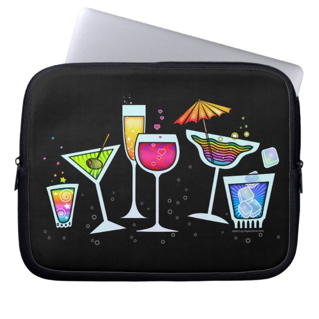CAPA PARA NOTEBOOK COCKTAIL ELETRÔNICOS LAPTOP BAG (Frente)