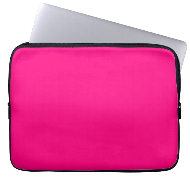 Capa Para Notebook Código hexadecimal Rosa Brilhante FF007F (Frente)