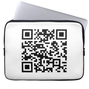 Capa Para Notebook Código QR Criado instantaneamente (digitando seu U