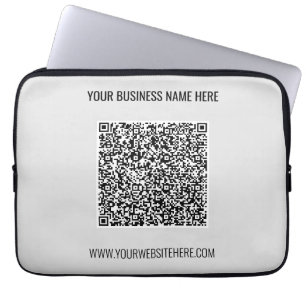 Capa Para Notebook Código QR e Texto Personalizado Personalizado Pers