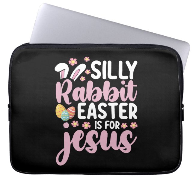 Capa Para Notebook Coelho Bobo A Páscoa é Para Jesus Cristão (Frente)