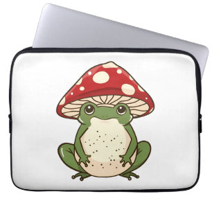Capa Para Notebook Cogumelo agarico mosca de sapo bobo