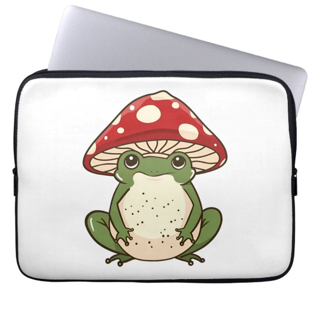 Capa Para Notebook Cogumelo agarico mosca de sapo bobo (Frente)