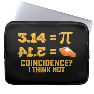 Capa Para Notebook Coincidência Acho Que Não Torta Dia Do Pi Matemáti