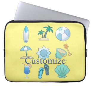 Capa Para Notebook Coisas da vida na praia Thunder_Cove