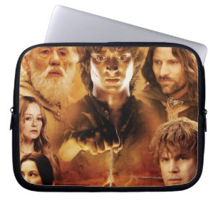 Capa Para Notebook Colagem de Caracteres 2