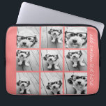 Capa Para Notebook Colagem de Fotos do Coral Instagram com 9 fotos<br><div class="desc">Use suas fotos sem quadros nesta! Adicione suas fotos e instantâneos favoritos a esta faixa para obter um dispositivo de memória divertido. Uma maneira artística de mostrar seus melhores fotos de compartilhamento de fotos.</div>