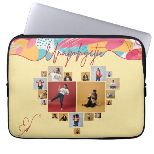 Capa Para Notebook Colagem de Fotos Femininas Personalizadas e Sem De