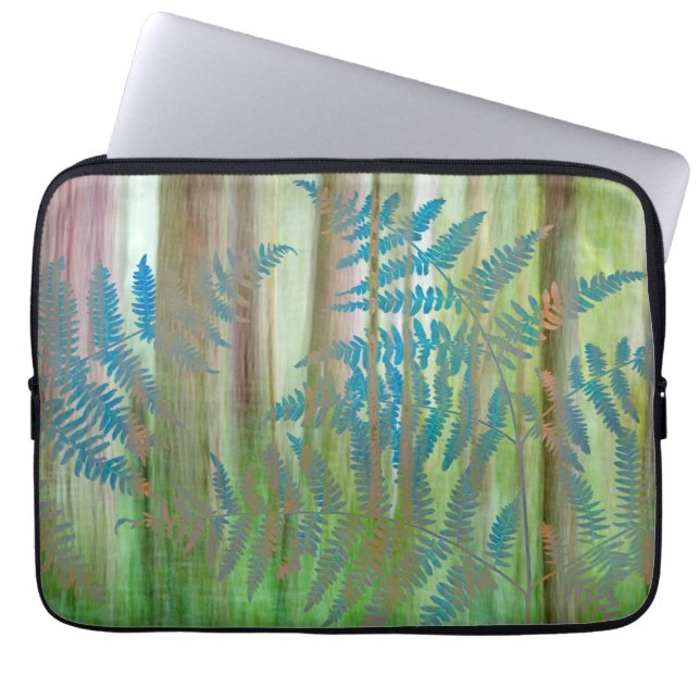Capa Para Notebook Colagem de samambaia e floresta | Seabeck, WA (Frente)