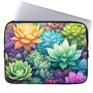 Capa Para Notebook Colagem de Terras Genéricas em Água