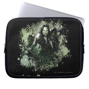Capa Para Notebook Colagem de vetor Greenish Aragorn