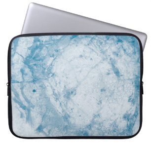 Capa Para Notebook Colchão floral branco e azul