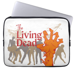 Capa Para Notebook Coleção de Carimbo de Halloween "The Living Morto"