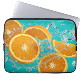 Capa Para Notebook Coleção de Verão. Icy Orange by Natasha Us
