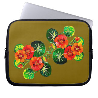 Capa Para Notebook coleção Flores do Brasil capuchinha,