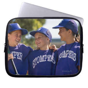 Capa Para Notebook Colegas de equipa do softball