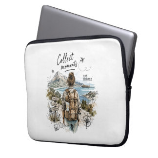 Capa Para Notebook Coletam-se Momentos Não Coisas Citação de Viagem