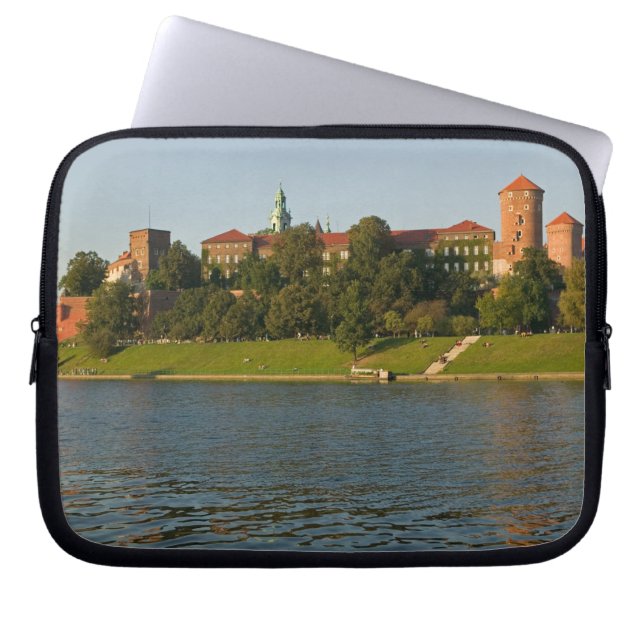 Capa Para Notebook Colina Wawel com Castelo Real e Catedral, (Frente)