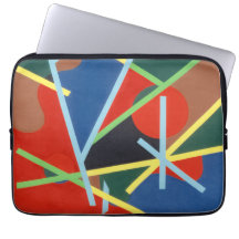 Color Stick Pattern Laptop Sleeve