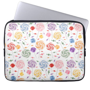 Capa Para Notebook Coloração do padrão doce Lollipop