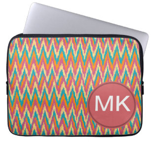 Capa Para Notebook Colores de Especiarias de Design do iKat Zigzag