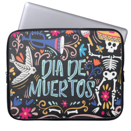 Capa Para Notebook Colorful Dia de los Muertos | Bolsa para Laptop
