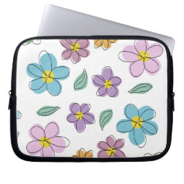 Capa Para Notebook Colorful floral print