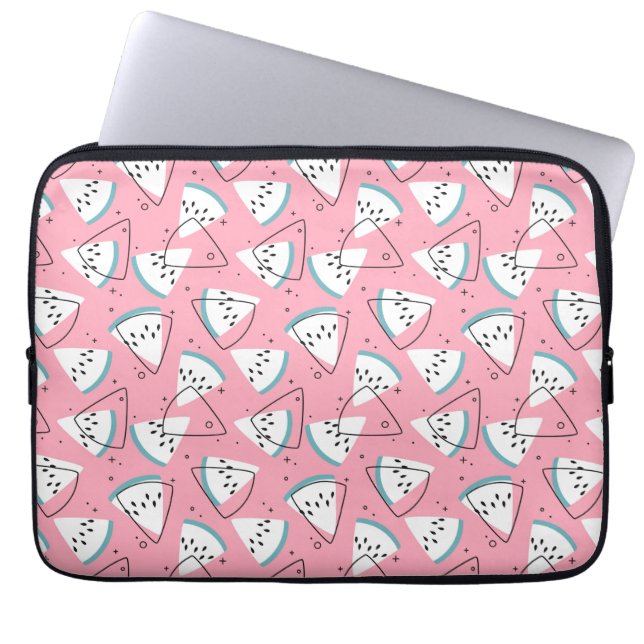 Capa Para Notebook Colorida Watercolor Melancias (Frente)
