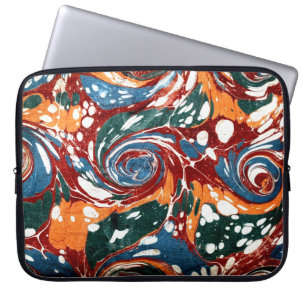 Capa Para Notebook Colorido Cobrir de papel marmoreado vitoriano