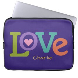 Capa Para Notebook Colorir bolsas de laptop de nome personalizado do 