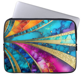 Capa Para Notebook Colorir Laptop de Arte Deco