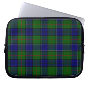 Capa Para Notebook Colquhoun tartan xadrez verde azul