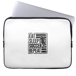 Capa Para Notebook Coma Dorme Futebol Repete Camisa de Jogador Vintag