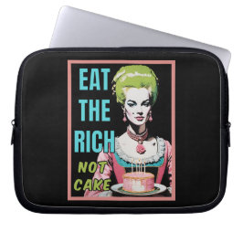 Capa Para Notebook Coma os Ricos, Não Bolo