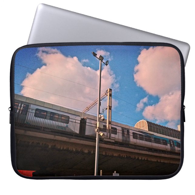 Capa Para Notebook Comboio, nas vias (Frente)