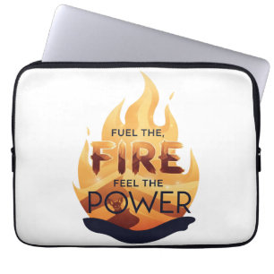 Capa Para Notebook Combustível para o fogo Sinta a fonte de alimentaç