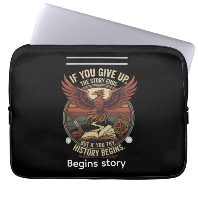 Capa Para Notebook começa história (Frente)