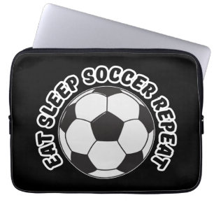 Capa Para Notebook comer dormir futebol repetir 