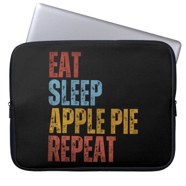CAPA PARA NOTEBOOK COMER DORMIR TORTA DE MAÇÃ REPETIR (Frente)