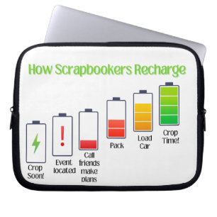 Capa Para Notebook Como os Scrapbookers Recharge