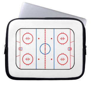 Capa Para Notebook Companheiro de Jogos de Hóquei em Diagrama de Gel