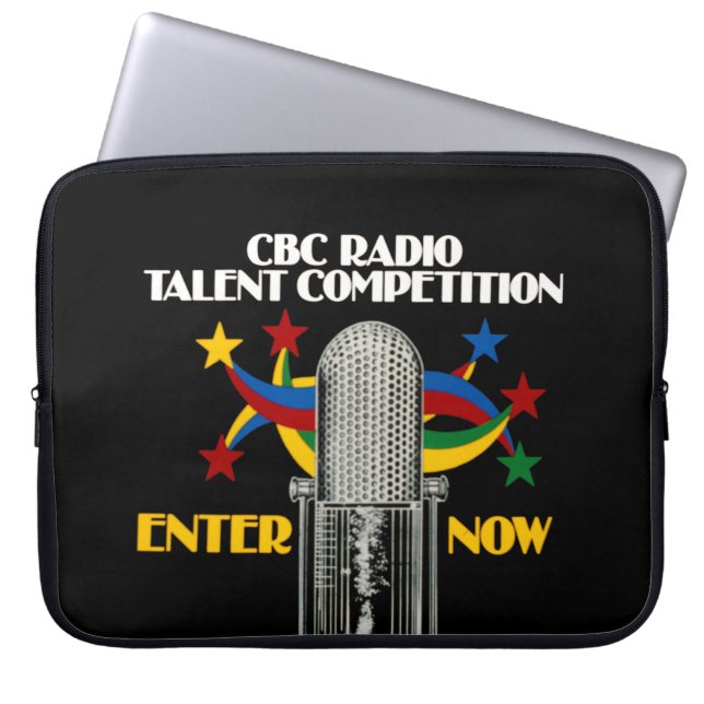 Capa Para Notebook Competição de Rádio CBC para Talentos - Promo (Frente)