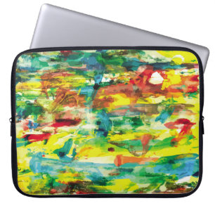 Capa Para Notebook composição da pintura do óleo de desenhar abstrato