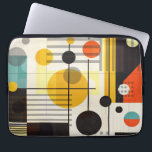 Capa Para Notebook Composição de formas geométricas coloridas<br><div class="desc">Círculos,  quadrados e linhas coloridos,  composição artística moderna abstrato.</div>