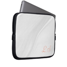 Capa Para Notebook Comprimido Cor - de - Laranja Branco Elegante Mala