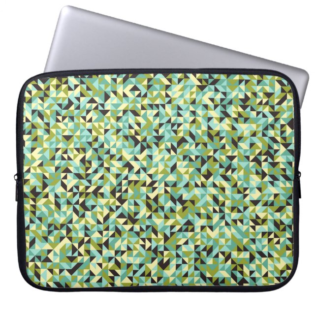 Capa Para Notebook Computação gerativa de padrão geométrico abstrato (Frente)